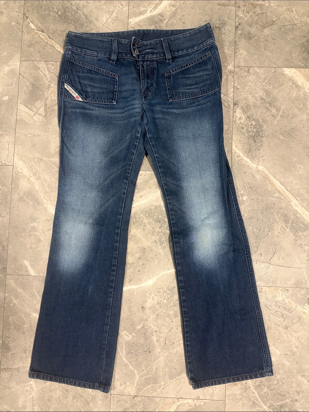 Women’s Indigo Wide-Leg Jeans - Vintage Wash